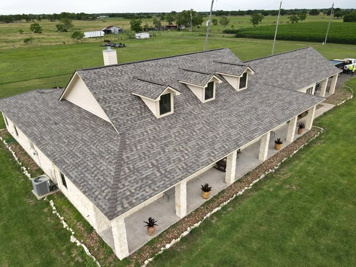 Completed roofing project