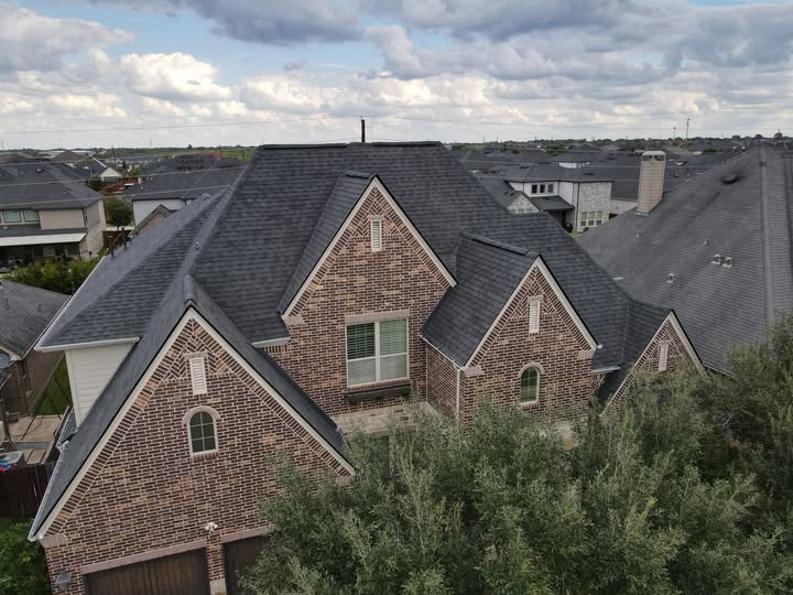 Completed roofing project