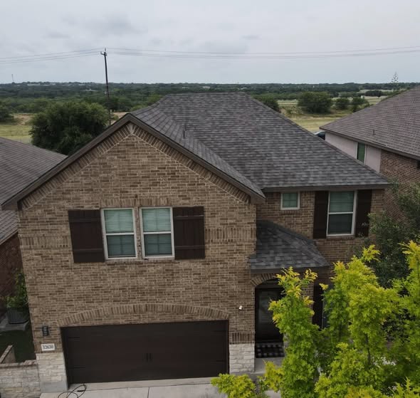 Completed roofing project